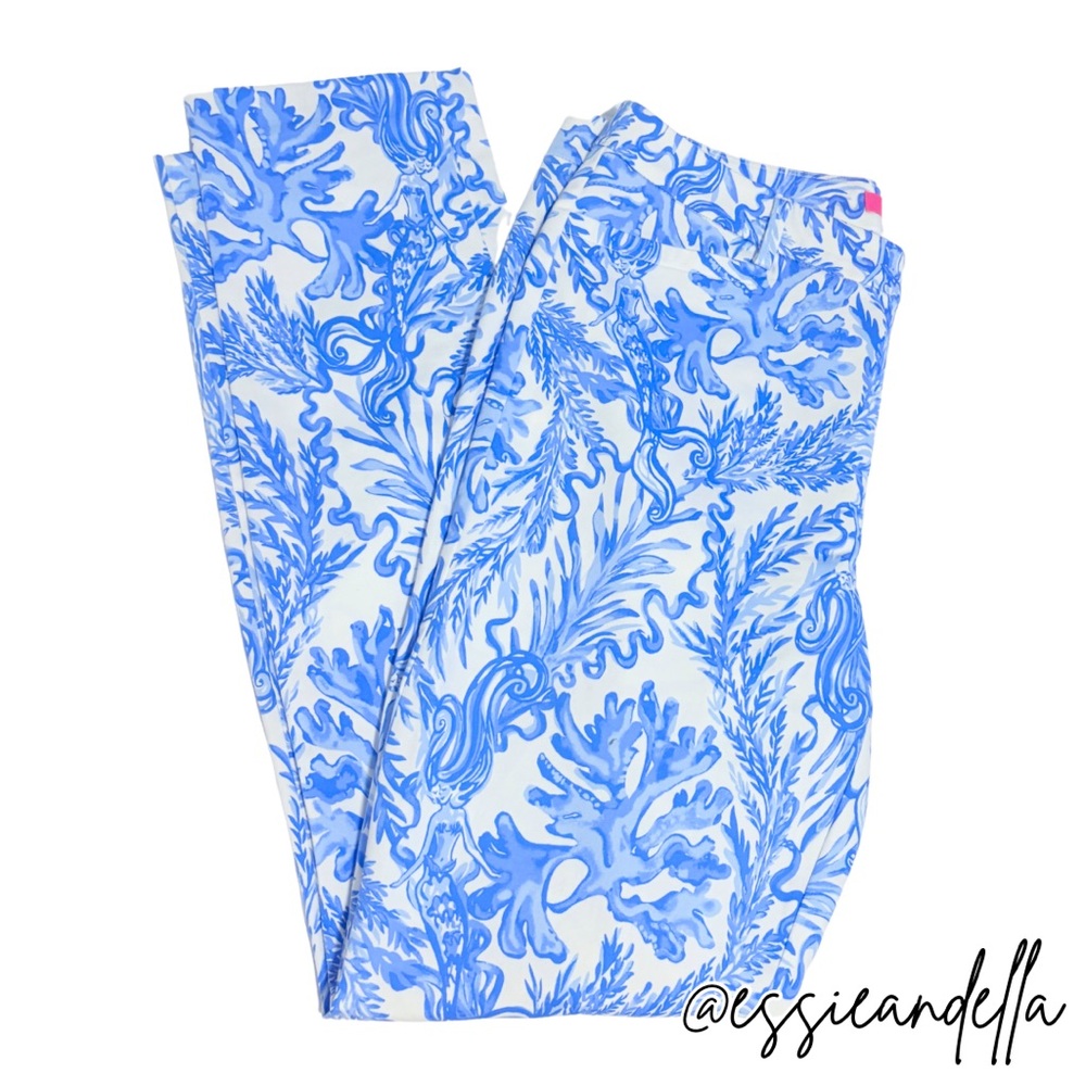 Lilly Pulitzer Kelly High Rise Skinny Ankle Pants size 10 - Picture 4 of 9
